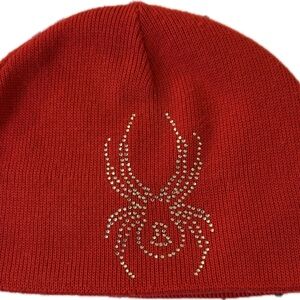 Spyder Red Knit Beanie